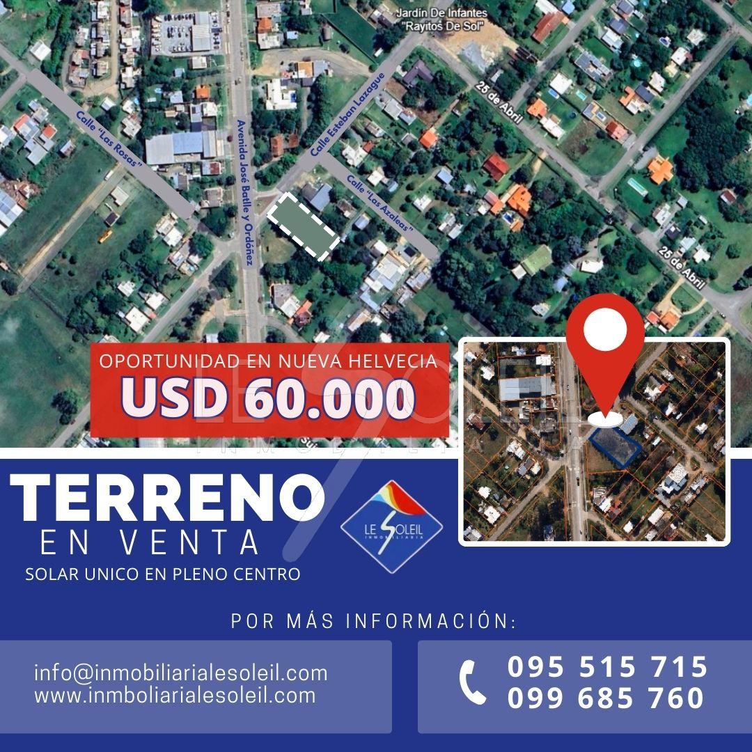 Terreno en Colonia (NUEVA HELVECIA)